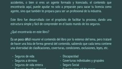 Amazon.com: SEGUROS DE VIDA Y SALUD: PRINCIPIOS Y CONCEPTOS FUNDAMENTALES  DE LOS SEGUROS DE VIDA, ANUALIDADES, SALUD Y ACCIDENTES (Spanish Edition):  ...