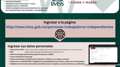 Afiliación al IMSS de Personas Trabajadoras Independientes que ...